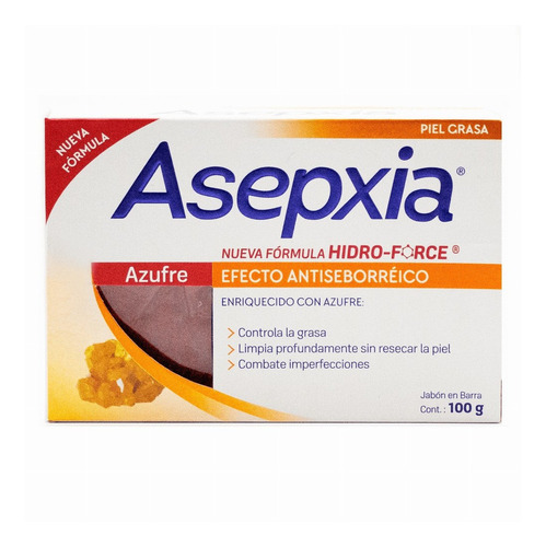 Asepxia Azufre Jabon 100 G