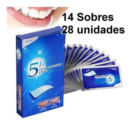 Tiras Blanqueadoras Advanced Teeth Whitening Strips 28 Unid.