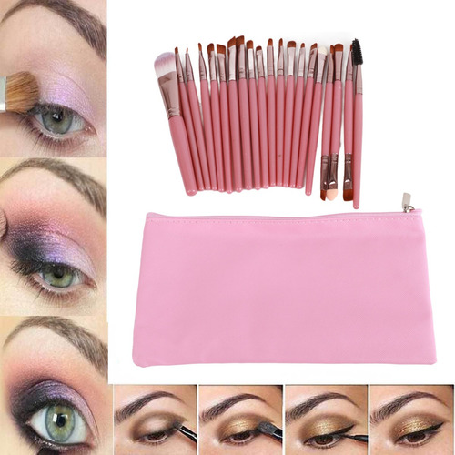 Set 20 Brochas Maquillaje Profesional