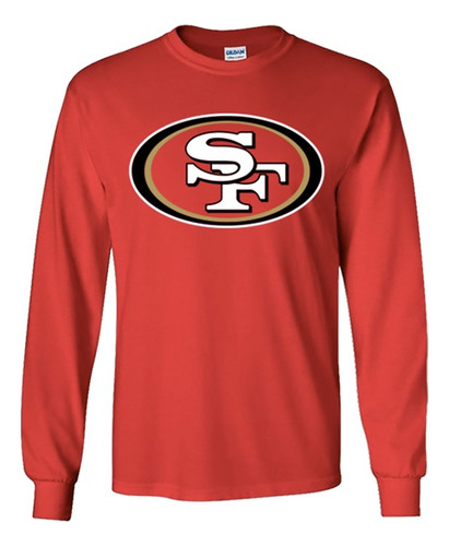 San Francisco 49ers Playeras Manga Larga Hombre Y Mujer D03