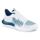 Tenis Rebek Blanco-azul O Para Hombre Croydon