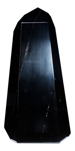 Ponta De Obsidiana Negra Pedra Natural Da Proteção 256g 10cm
