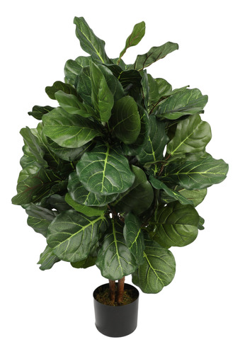 Ficus Lyrata De 90 Cm Con Follaje De Seda Vadell Home