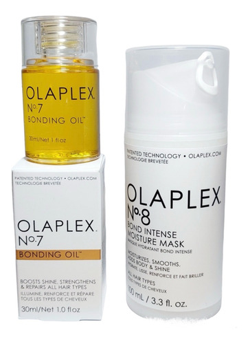 Tratamiento Olaplex Paso 7 Y Olaplex Paso 8 Originales