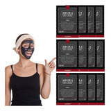 Kit 12 Un Argila Preta Trata Acne Mascara Facial Claymask