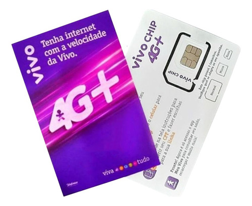 Chip Vivo 4g Pré Pago Ativa Qualquer Ddd Do Brasil 11 Ao 99