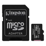 Cartão Memória Micro Sd Kingston 256gb Microsd 100mbs E Adap