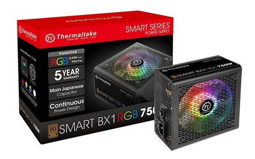 Fuente Pc 750w Thermaltake 80 Plus Smart Bx1 Rgb Atx Pcreg