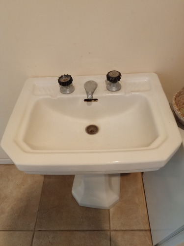 Lavatorio De Cerámica Para Baño/lavadero Usado