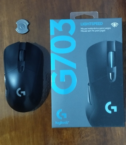 Mouse Gamer G703 Lightspeed Inalámbrico Logitech G Negro