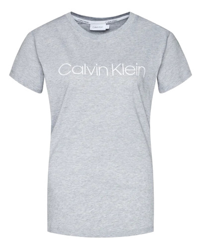 Playera De Mujer Calvin Klein 2142 Core Logo T-shirt 34p