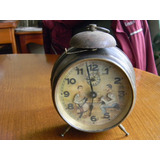 Reloj Despertador Antiguo Cuerda Raro