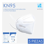 Cubrebocas Kn95 (5pcs) Mascarilla Protectora Lk-003