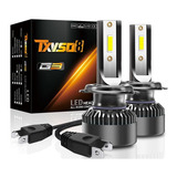 Juego De 2 Faros Delanteros Led H7 10000 Lm Luz De Alta Pote