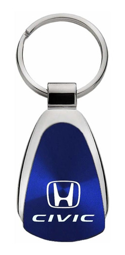 Llavero - Honda Keychain And Keyring Civic Logo - Blue Teard