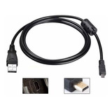 Cable De Datos Usb Uc-e6 Para Nikon Coolpix P310 P500 P510 P520 P6000, Color Negro