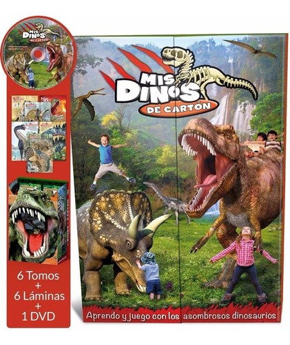 Libros Mis Dinos De Carton, Asombroso Mundo De Dinosaurios