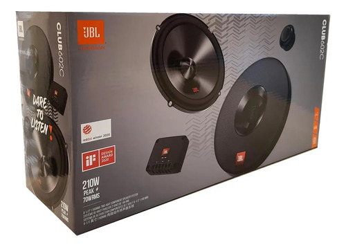 Kit 2 Vias Jbl 6 Club 602c 70w Rms Falantes Forte 