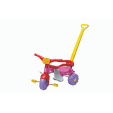 Triciclo Infantil Turma Da Mônica C/ Haste E Aro  Magic Toys