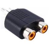 Adaptador P2 Macho Stereo X 2 Rca Fêmea