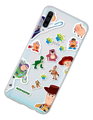 Funda Para Galaxy Personajes Toy Story Personalizada Nombre