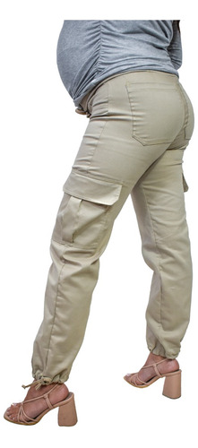 Pantalón Cargo Materno Jogger De Maternidad  Jogger