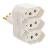 Plug Tomada 2p+t Saída 20a Cinza Fame