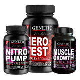 Hero Test Eleva Testosterona + Muscle Growth + Nitro Pump