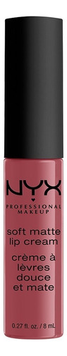 Labial Mate Cremoso Soft Matte Cream Nyx Professional 8 Ml Color Budapest