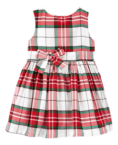 Vestido Elegante Para Niñas Navidad Carter's Talla 18 Meses.