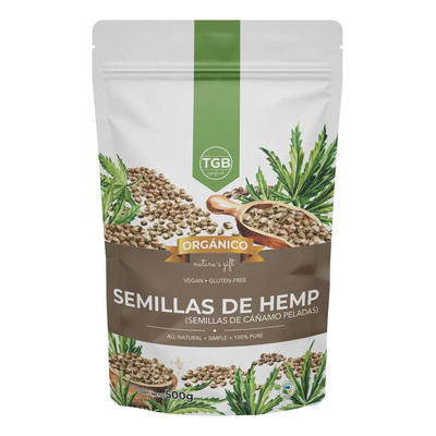 Corazones De Hemp Semillas De Cáñamo Peladas Orgánicas 500g | MercadoLibre
