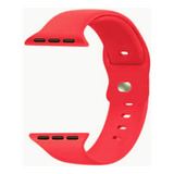 Correa Apple Watch Silicona Rojo M/l 42x44x45mm