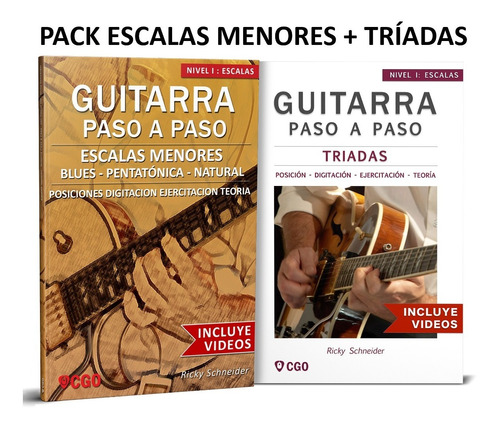 Escalas Menores + Tríadas Guitarra Paso A Paso Con Videos Hd