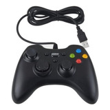 Gamepad Usb Control Para Pc Para Juegos Negro Diseño Xbox