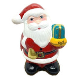 Estatueta Sala Quarto Papai Noel Natal Mesa Cerâmica 15x10