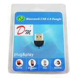 Mini Adaptador Usb Bluetooth 4.0 Transmisor Receptor Pc