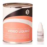 10kg Vidrio Liquido Resina Cristal Premium