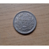 Moneda De 20 Centavos Año 1940