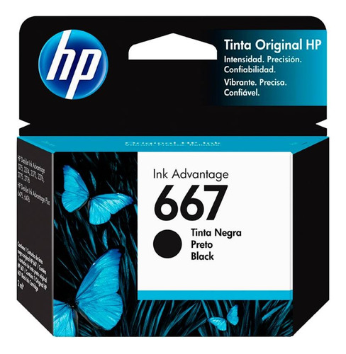 Tinta Hp 667 Original Negro O Color 2700 Series - Factura