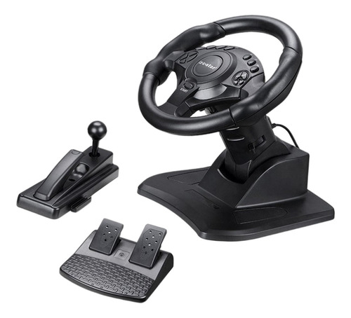 Racing Volante Pedal Pc Android Juego Usb Negro