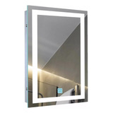 Espejo Luz Led Touch Lux Chico 60x52cm Baño Rectangulo Full