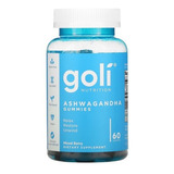 Goli® Ashwagandha & Vitamin D Gummy - Relájate. Restore. Relájate. (mezcla De Bayas, Ksm-66, Vegano, A Base De Plantas, Sin Omg, Sin Gluten Y Sin Gelatina)