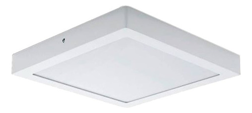 Panel Plafon Led 6w Aplicar Cuadrado Color Blanco Luz Neutro