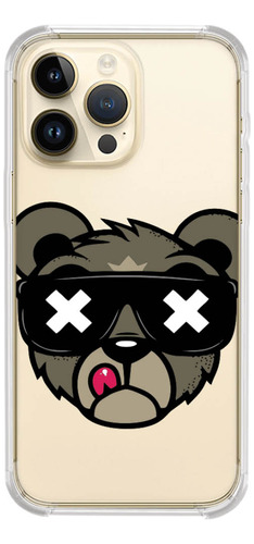 Capinha Compativel Modelos iPhone Urso Oculos 2694