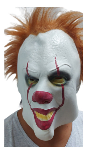 Mascara Latex Palhaço Pennywise  It A Coisa 