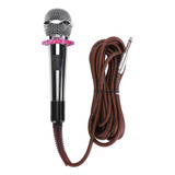 Micrófono Con Cable Para Karaoke Portátil, Sonido Transparen