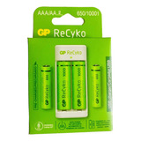 Pilas Recargables 2 Aa+ 2aaa+ Cargador Usb Gp