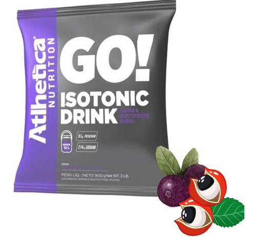 Isotonico Isotonic Drink 900g Go Atlhetica Repositor 30doses