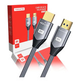 Cabo Hdmi Blindado Ultra Hd Resolução 8k 120hz 2m Tomate