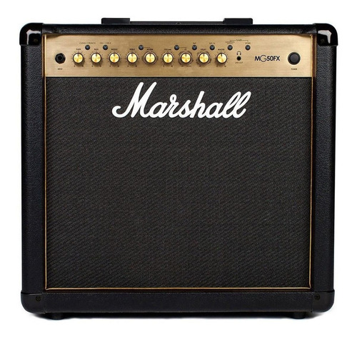 Amplificador Marshall Mg Gold Mg50fx Transistor Para Guitarra De 50w Cor Preto/dourado 230v